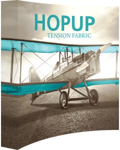 Hopup 7.5ft Curved Full Height Tension Fabric Display