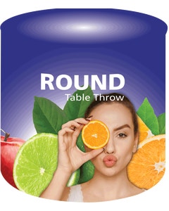 Round Premium Dye Sub Table Throw